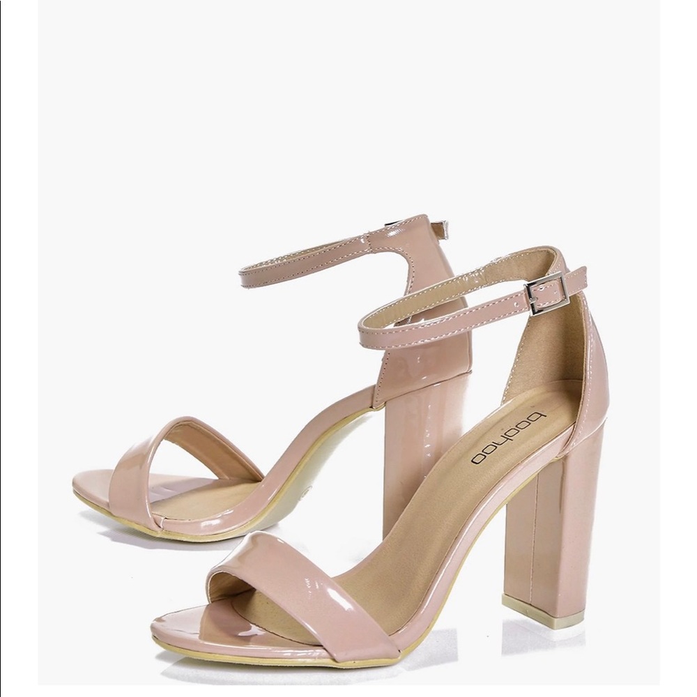 Sexy Nude Block Heel